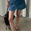 Birkin Denim Wrap Skort