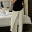 Side Button Wrap Pants