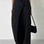 Side Button Wrap Pants