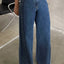 Wide Seam Denim Pants