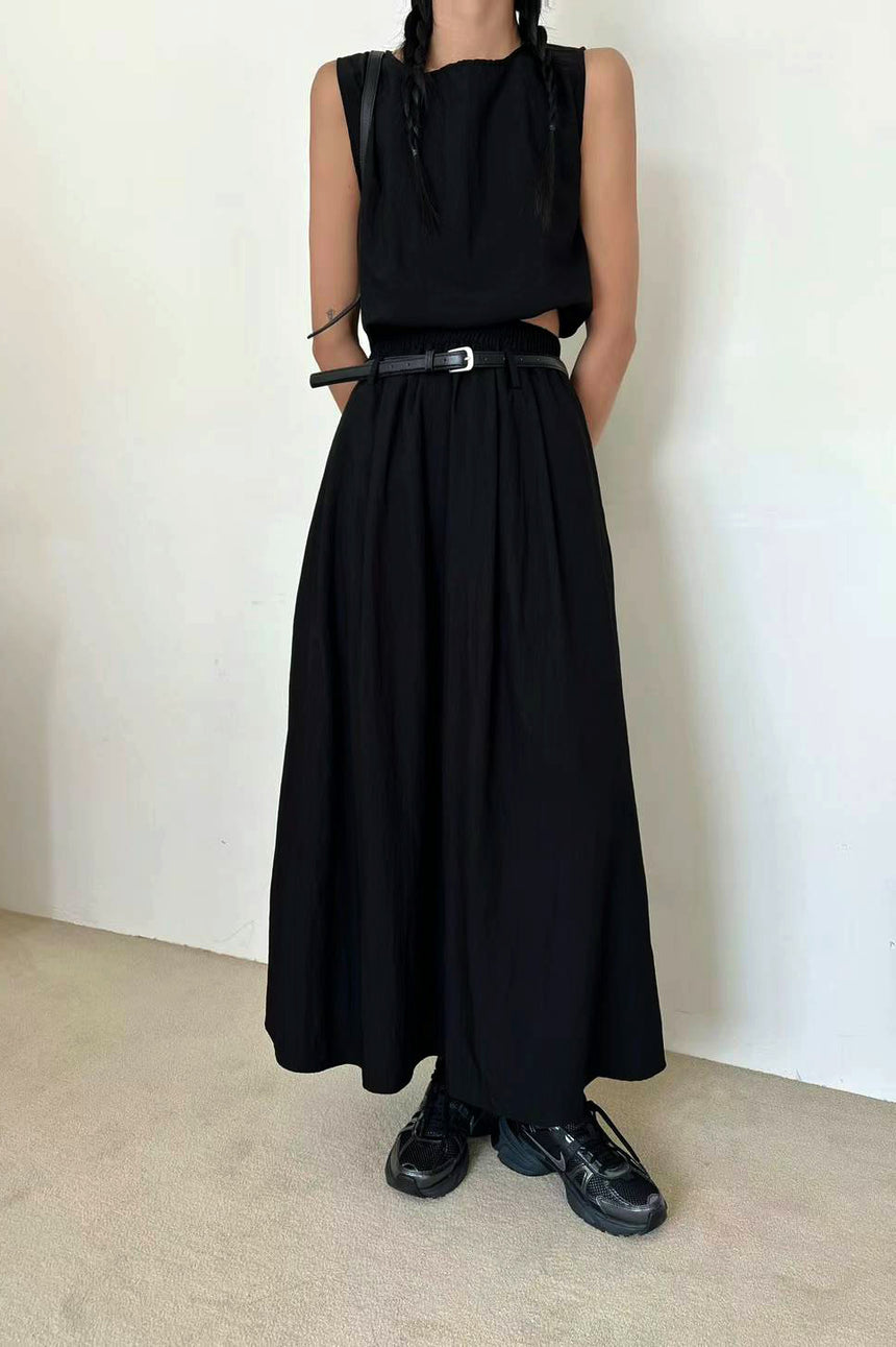 Nell Midi Skirts with Belt