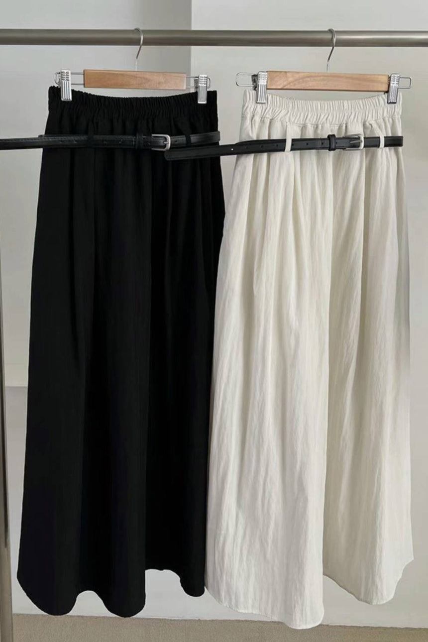 Nell Midi Skirts with Belt