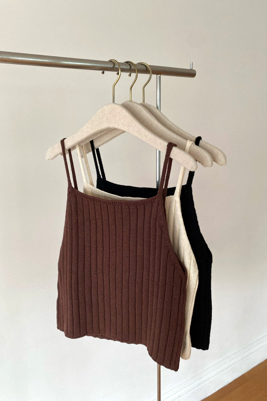 Ribbed Knit Bustier