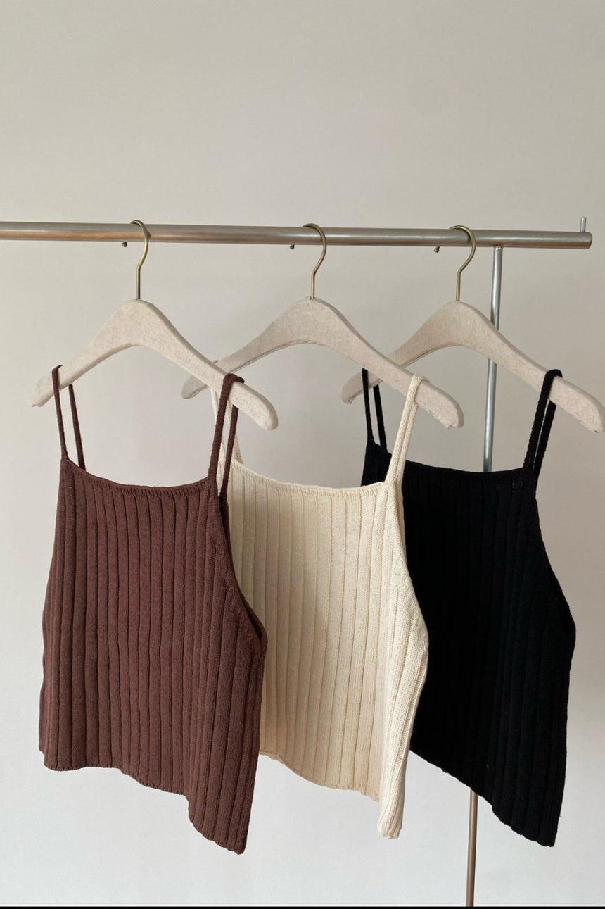 Ribbed Knit Bustier