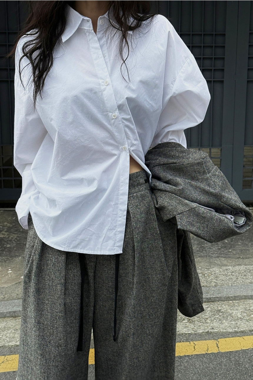 Oversized Poplin Shirts