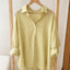 Airy Stripe Shirt _ Pale Lime