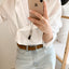 Airy Stripe Shirt _ White