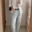 Airy Stripe Shirt _ White