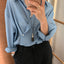 Airy Stripe Shirt_Blue