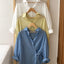 Airy Stripe Shirt _ White